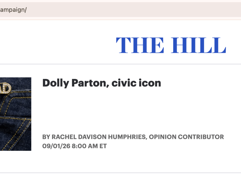 Dolly Parton, Civic&nbsp;Icon