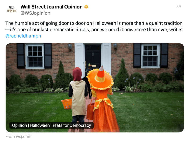 Halloween Treats for&nbsp;Democracy