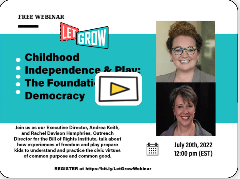 Childhood Independence and Play: The Foundations of&nbsp;Democracy